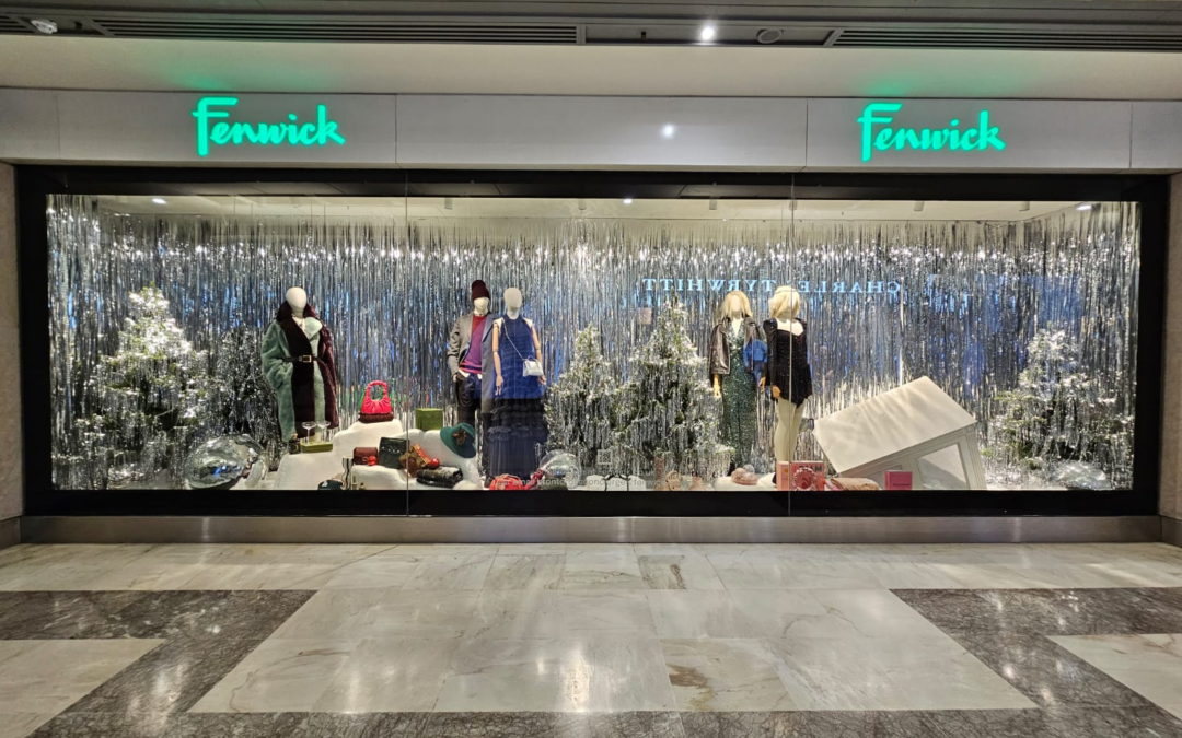 How Fashion Brands Turn Christmas Windows into Sensory Wonderlands
